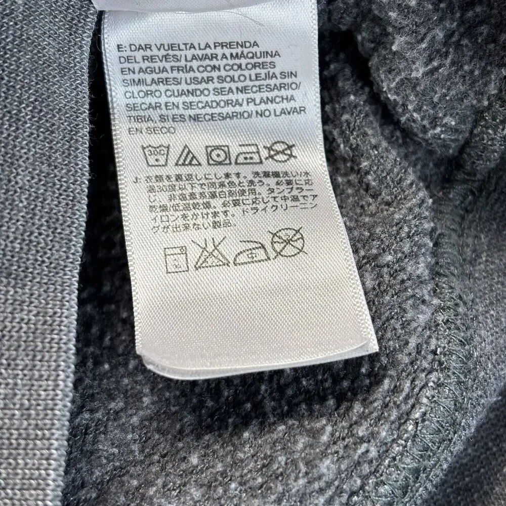 The North Face Mens Hoodie M Half Dome Gray Logo Hiking Outdoor Sweatshirt *READ
